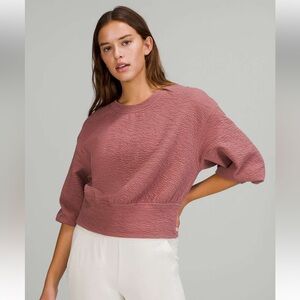 Lululemon Textured Crewneck Pullover